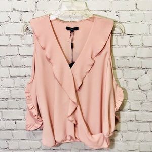 NWT, Cold Shoulder, Studio F, Blush Pink, Top